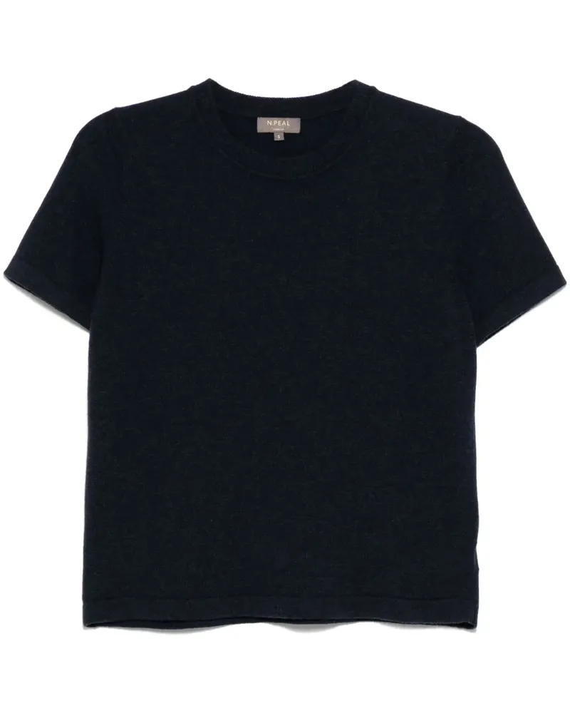 N.Peal Lottie T-Shirt - Blau Blau