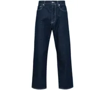 Halbhohe Asagao Straight-Leg-Jeans