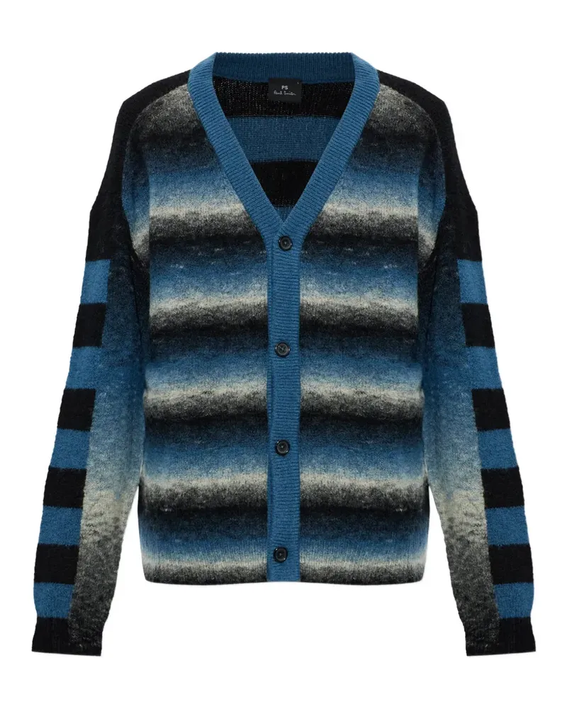 Paul Smith striped knit cardigan - Blau Blau
