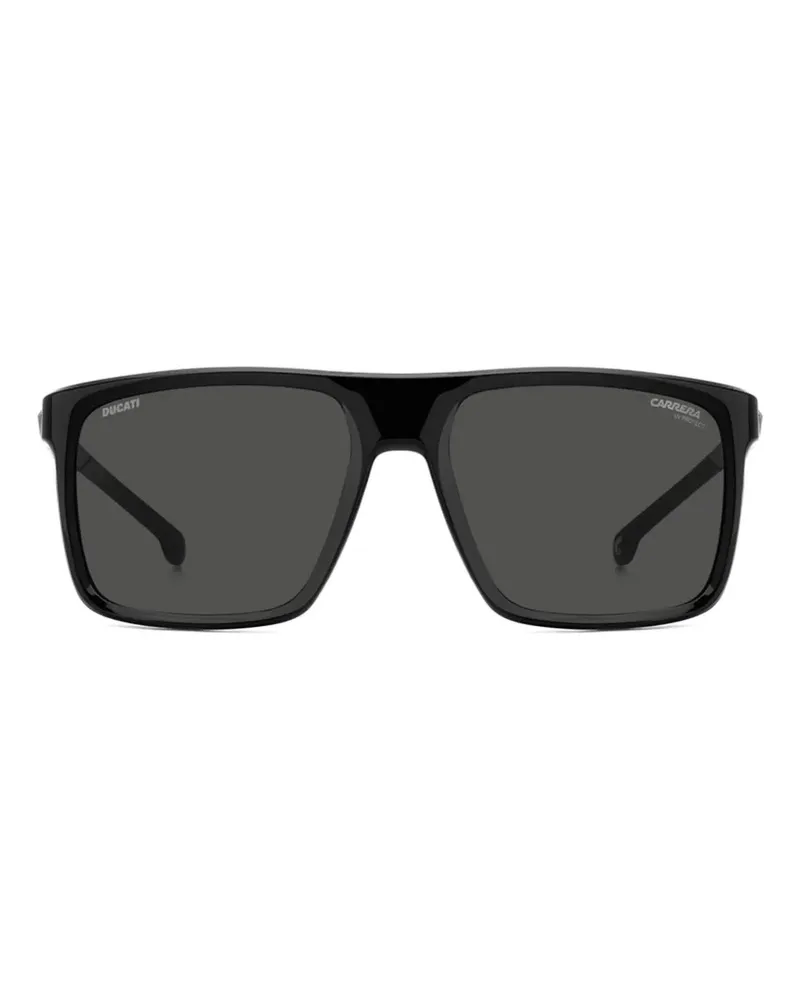 Carrera Montura Sonnenbrille mit eckigem Gestell - Schwarz Schwarz