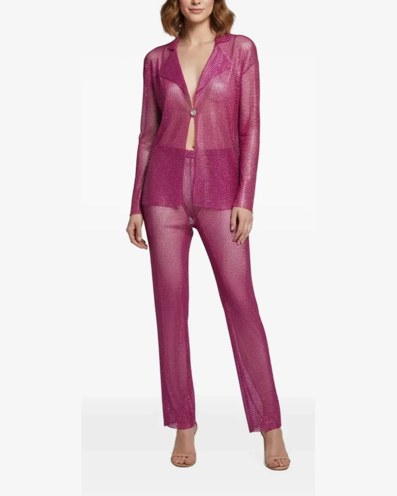 SANTA Brands Mesh-Hosen-Set mit Strass - Rosa Rosa