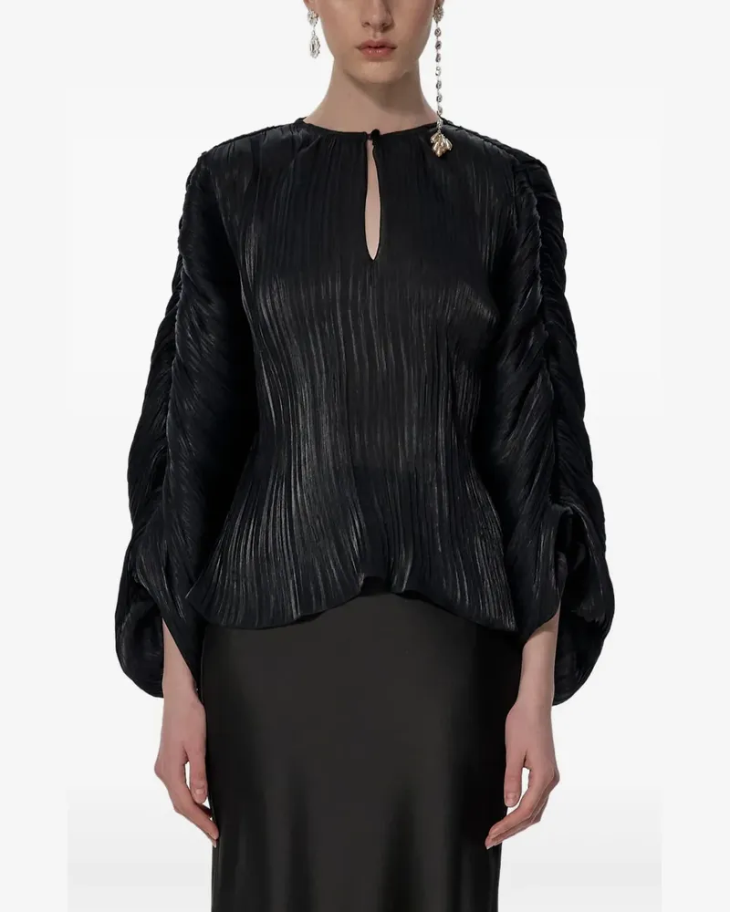 V:PM ATELIER Brigid Bluse - Schwarz Schwarz