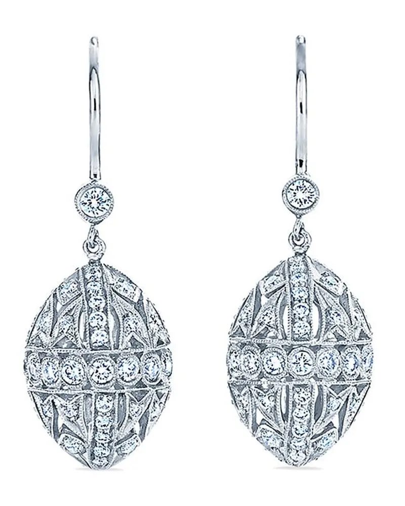 KWIAT 18kt Weißgoldohrringe mit Diamanten - Silber Silber