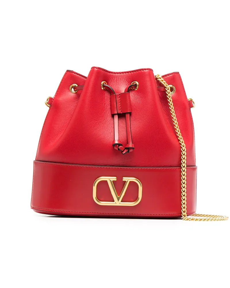 Valentino Garavani Beuteltasche mit VLOGO - Rot Rot