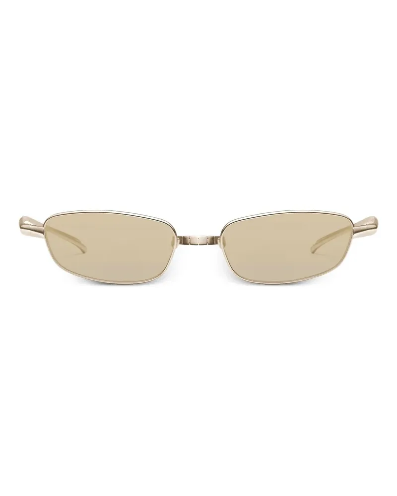 Gentle Monster Riff 037 Sonnenbrille mit eckigem Gestell - Gold Gold