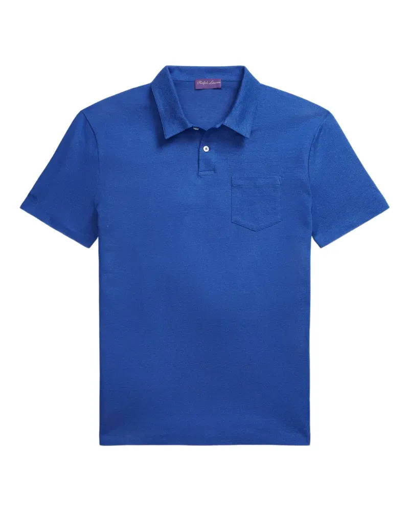 Ralph Lauren chest-pocket short-sleeve polo shirt - Blau Blau