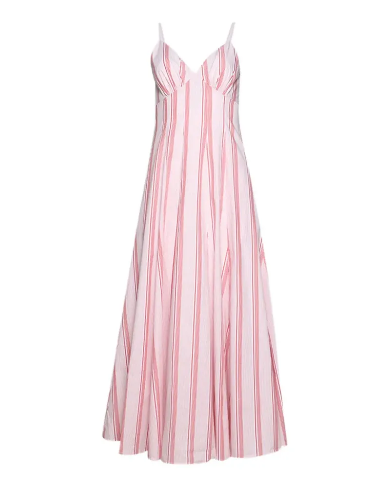 Rosie Assoulin striped-pattern midi dress - Rosa Rosa