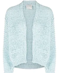 forte_forte Cardigan mit offener Front Blau