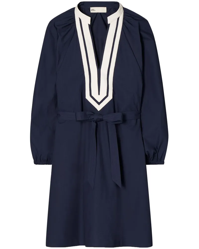 Tory Burch Tunikakleid mit Ballonärmeln - Blau Blau