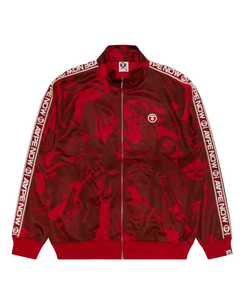 BAPE Bomberjacke mit Stickerei - Rot Rot