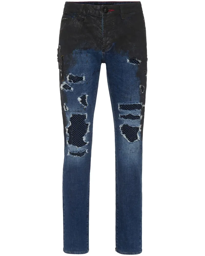 Philipp Plein Rock Star Jeans - Blau Blau