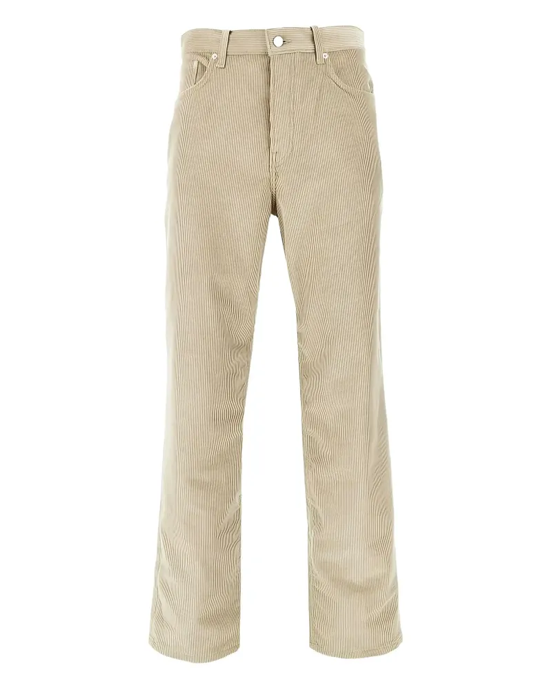 Haikure corduroy-effect trousers - Nude Nude