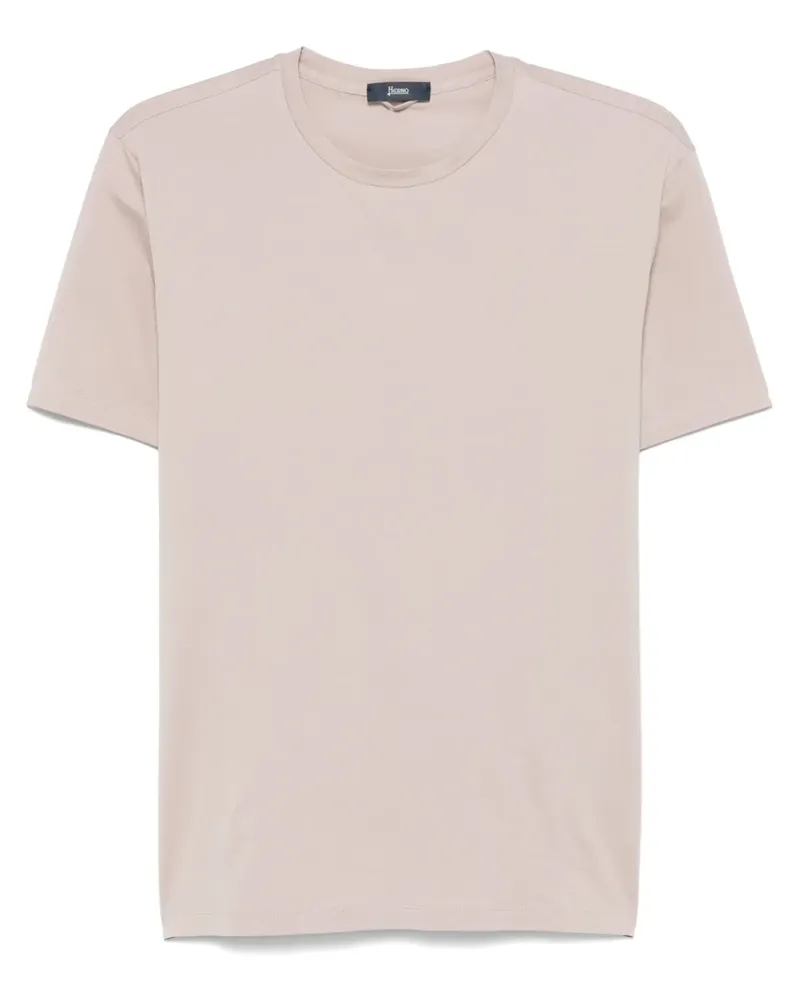 Herno T-Shirt aus leichtem Jersey - Nude Nude
