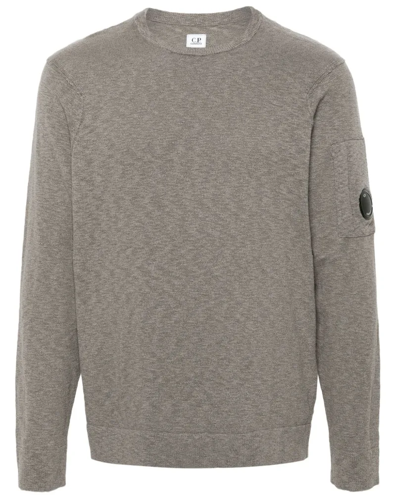 C.P. Company Pullover mit Linsen-Detail - Grün Grün