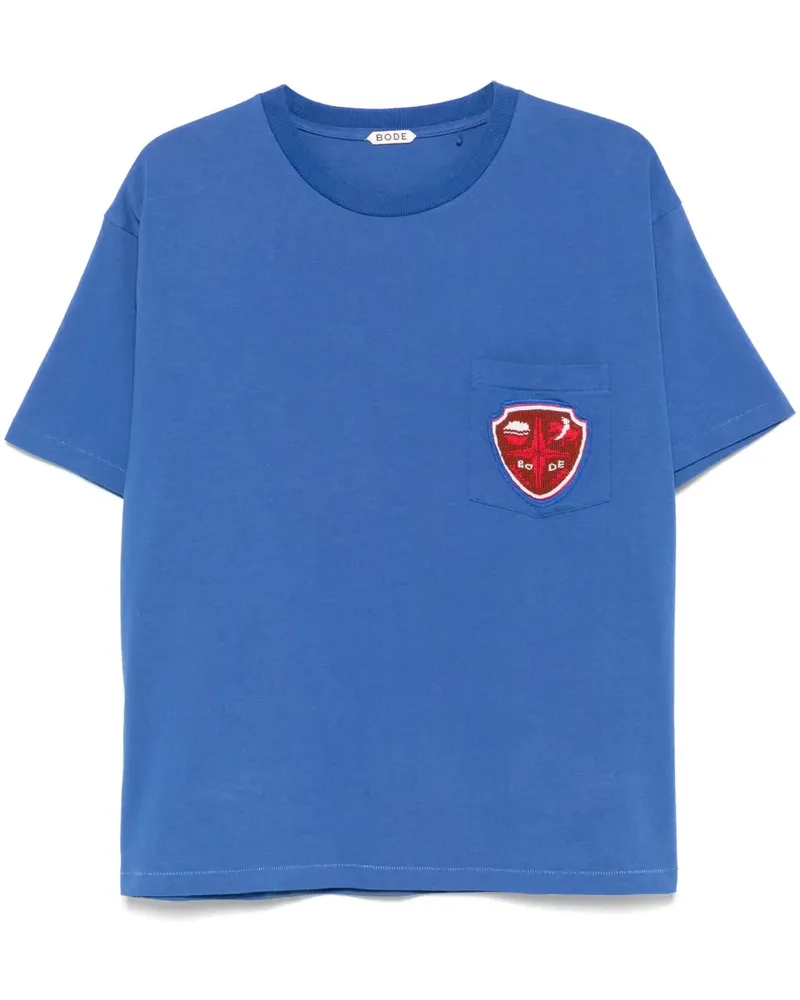 BODE Crest T-Shirt - Blau Blau