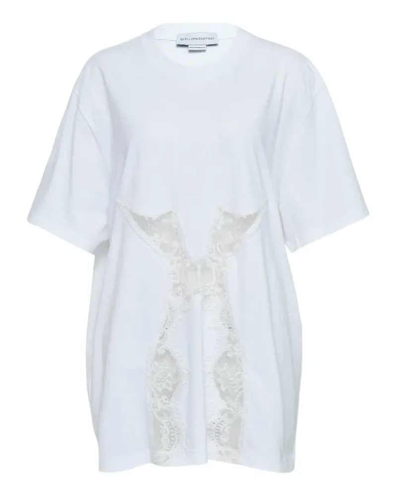 Stella McCartney lace T-shirt - Weiß Weiß