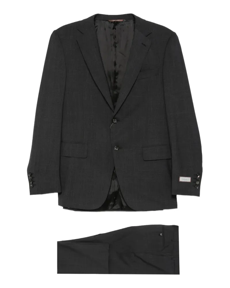 Canali Anzug mit Karomuster - Blau Blau