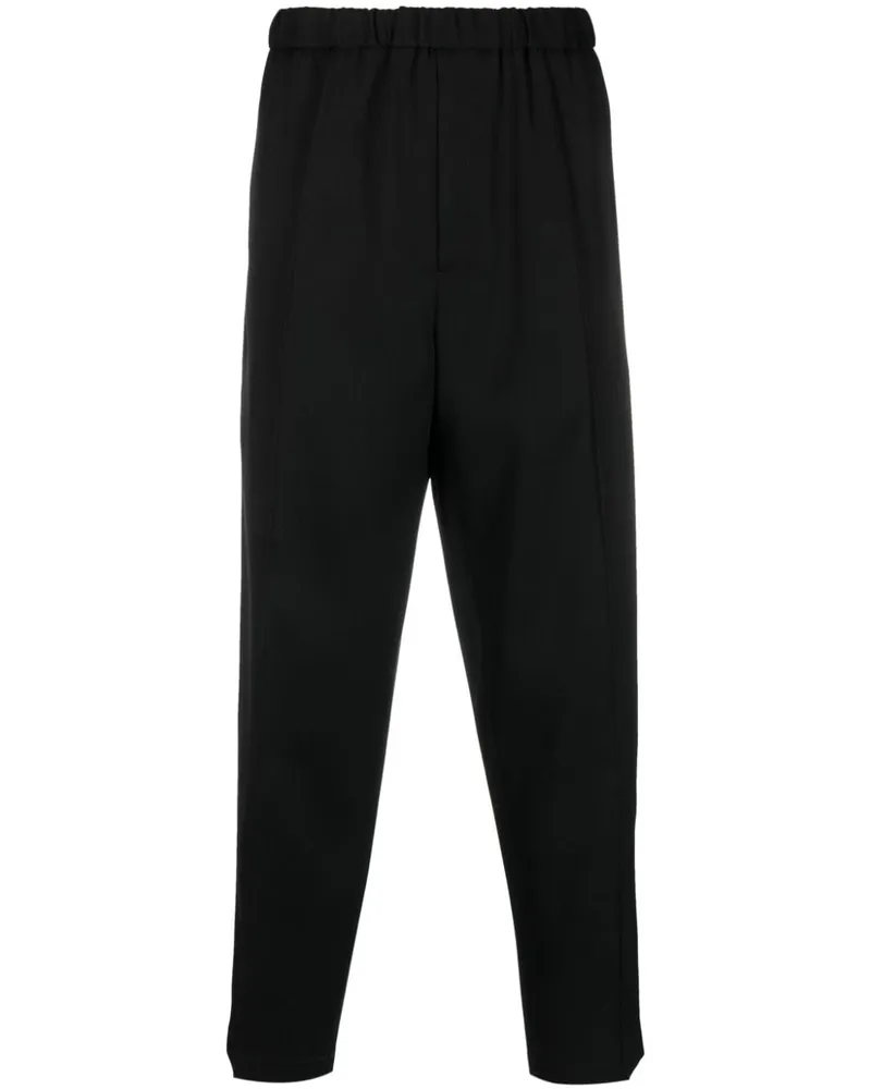 Jil Sander Tapered-Hose mit lockerem Schnitt - Schwarz Schwarz