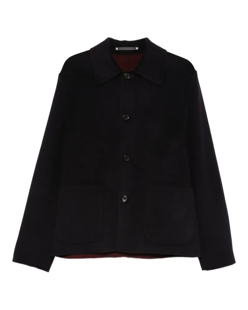 Paul Smith Geknöpfte Jacke im Layering-Look - Blau Blau