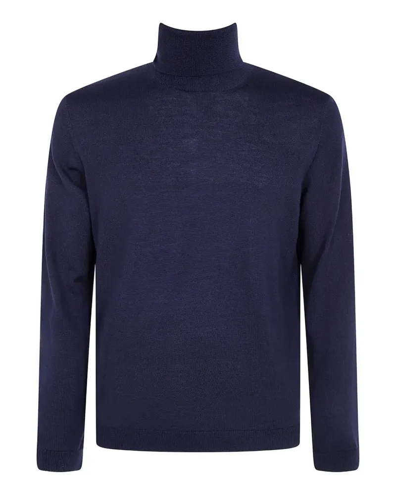 Nuur Klassischer Rollkragenpullover - Blau Blau