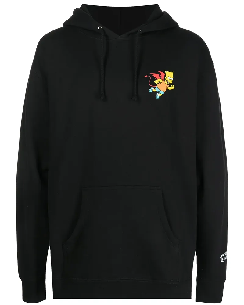 Market Devil Arc Hoodie - Schwarz Schwarz