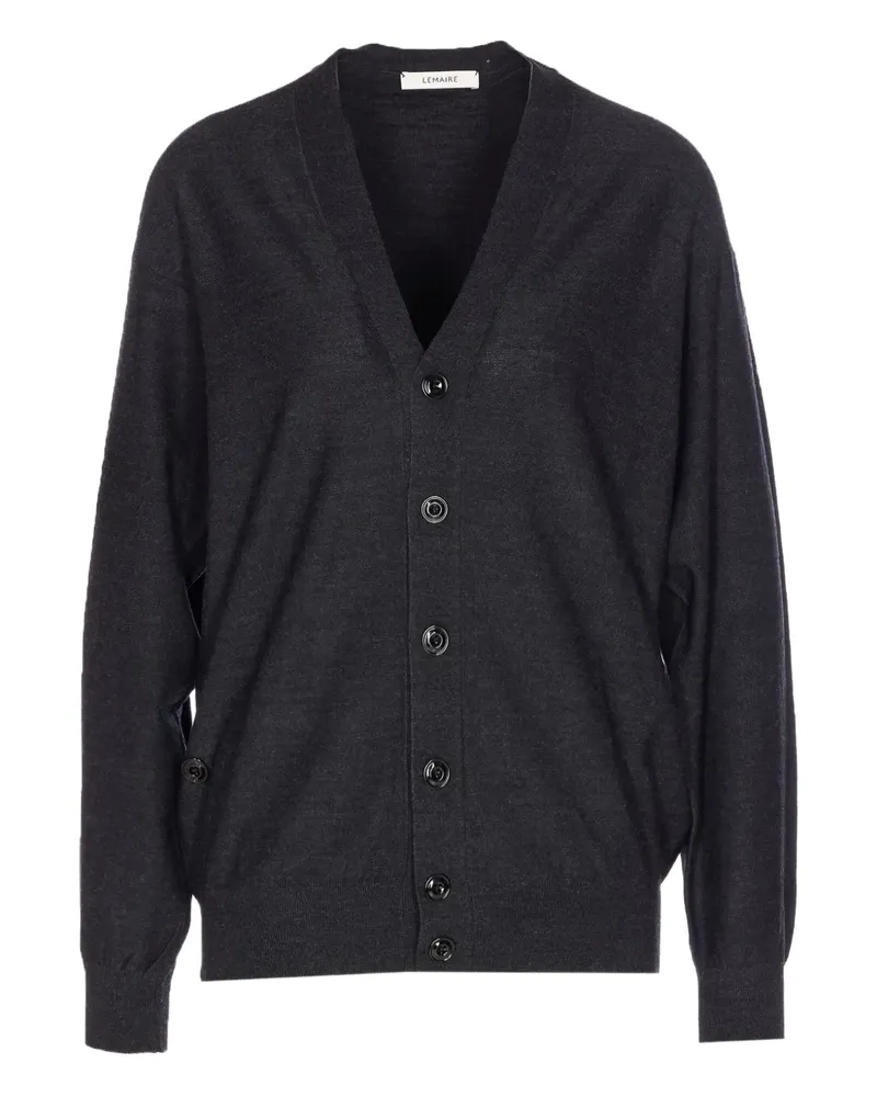 Christophe Lemaire Cardigan mit V-Ausschnitt - Schwarz Schwarz