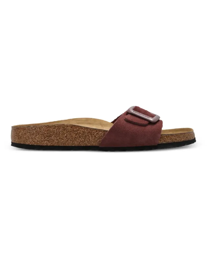 Birkenstock Madrid Cushion suede slides - Rot Rot