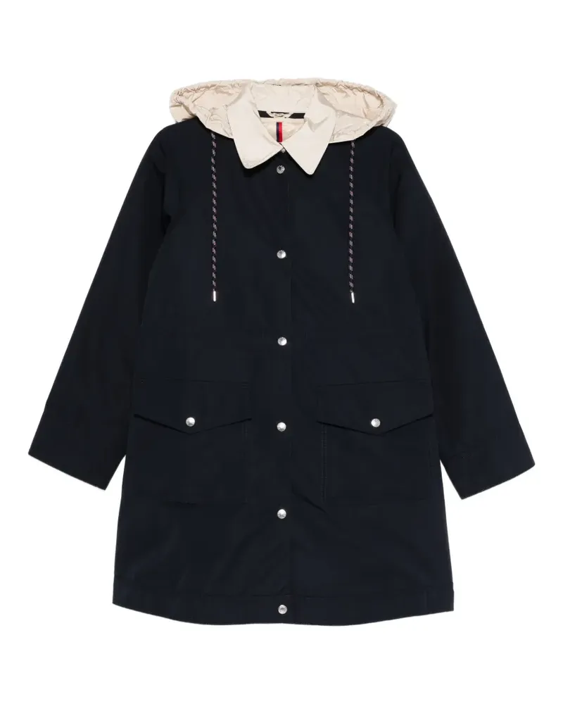 Moncler Kapuzenparka mit Taschen - Blau Blau