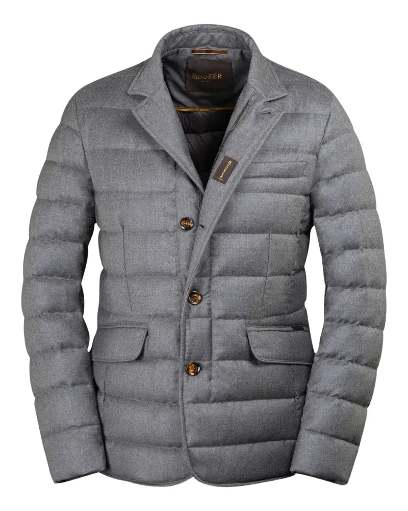 MOORER Zayn-l padded-design jacket - Grau Grau