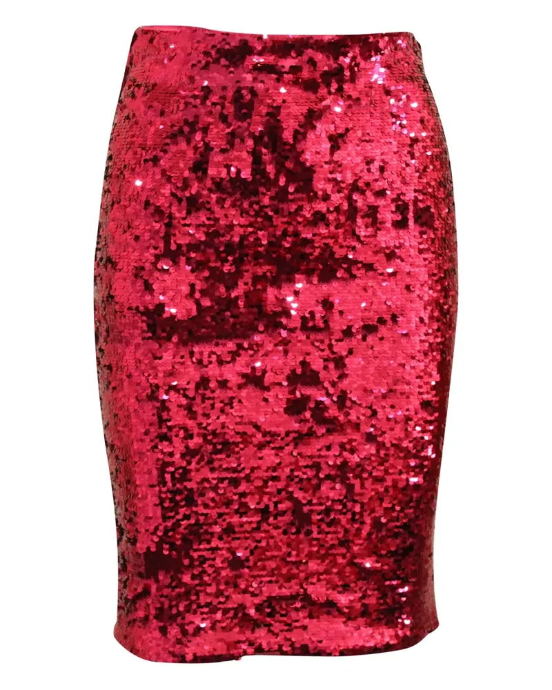 Alice + Olivia sequin pencil midi skirt - Rosa Rosa