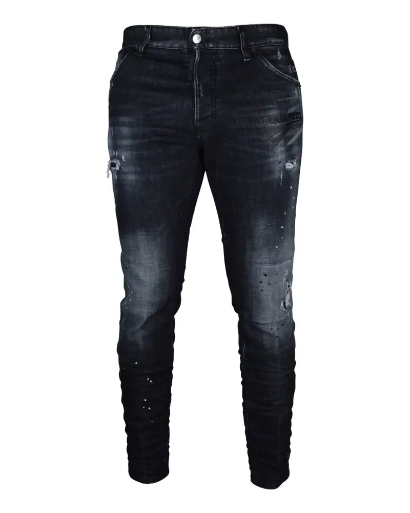Dsquared2 Ausgeblichene Cool Guy Jeans - Schwarz Schwarz