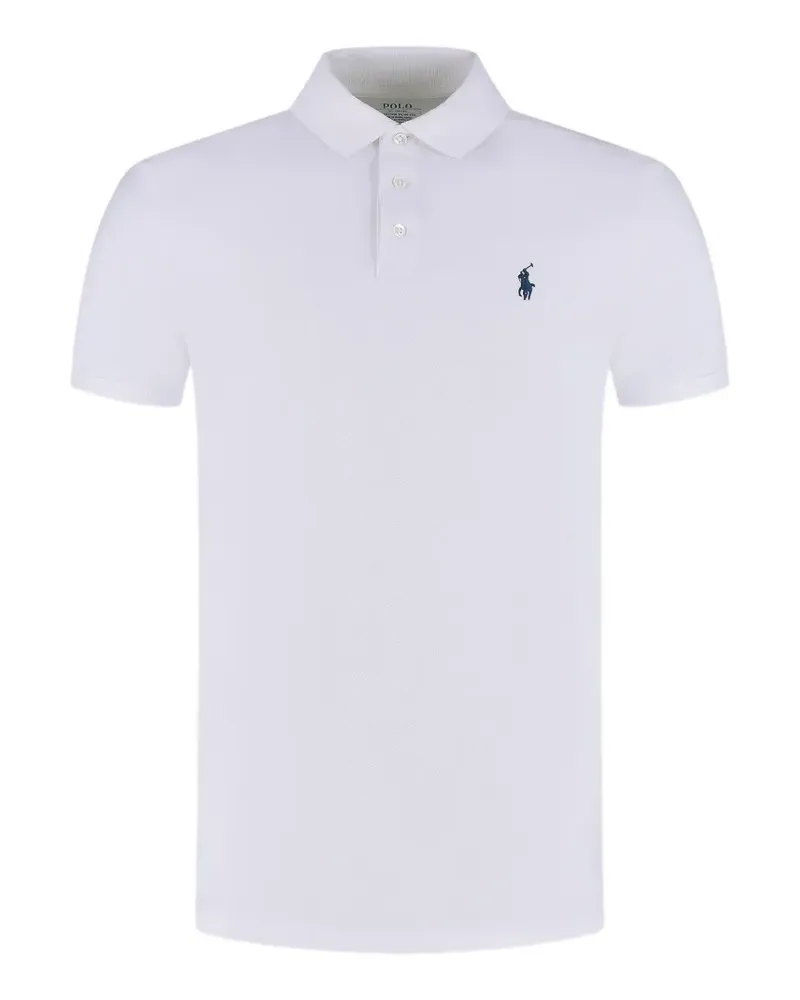 Ralph Lauren Poloshirt mit Polo Pony-Stickerei - Weiß Weiß