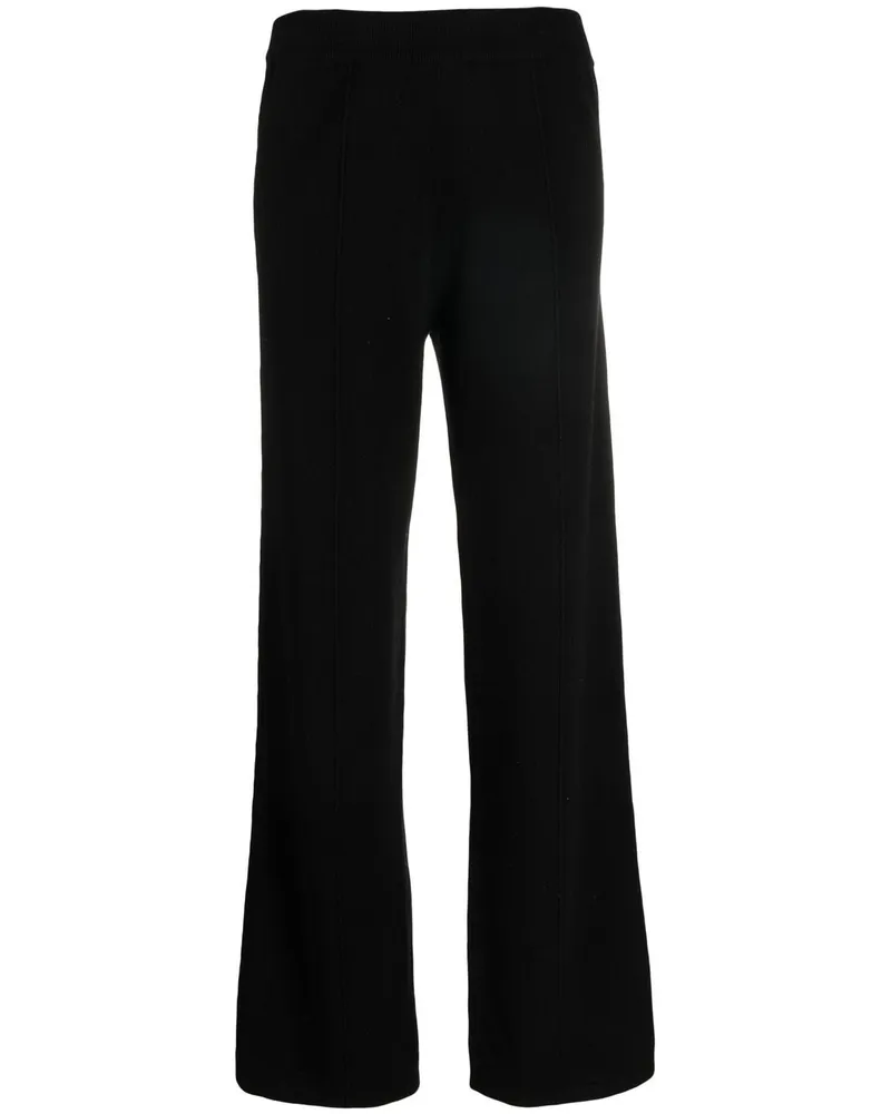 Chinti & Parker Strickhose mit weitem Bein Schwarz