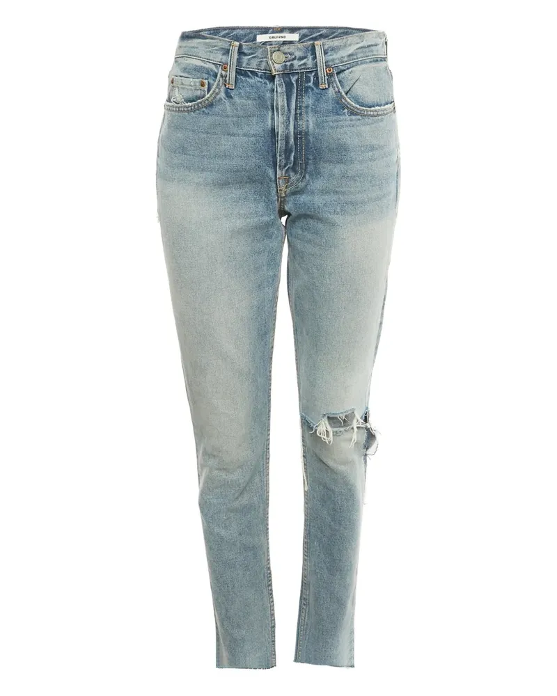 GRLFRND Karolina Jeans im Distressed-Look - Blau Blau