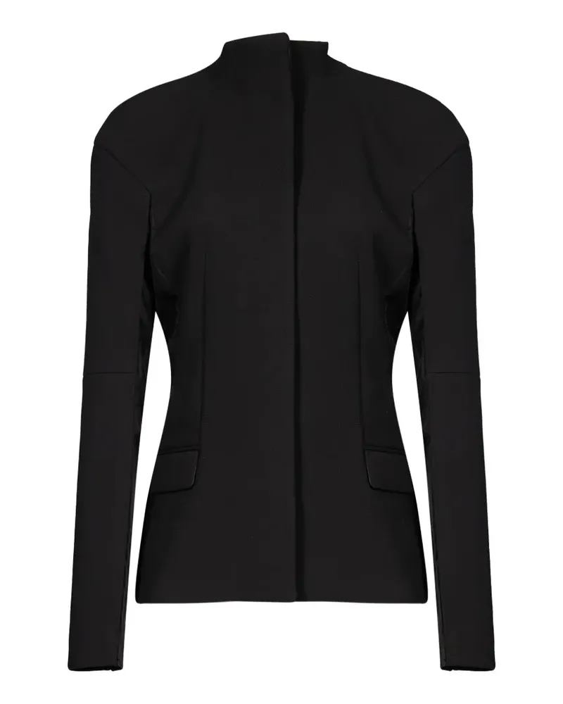 Entire Studios Stehkragen-Blazer mit Einsätzen - Schwarz Schwarz