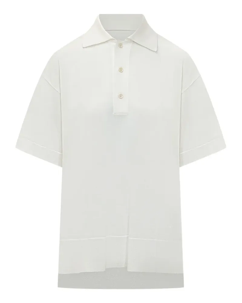 AMI Paris Kurzärmeliges Poloshirt - Nude Nude