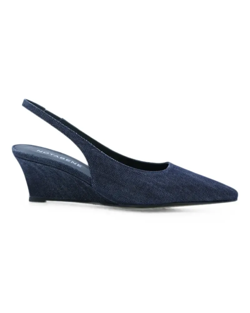 NOTABENE Elba 50 wedge-heel sandals - Blau Blau
