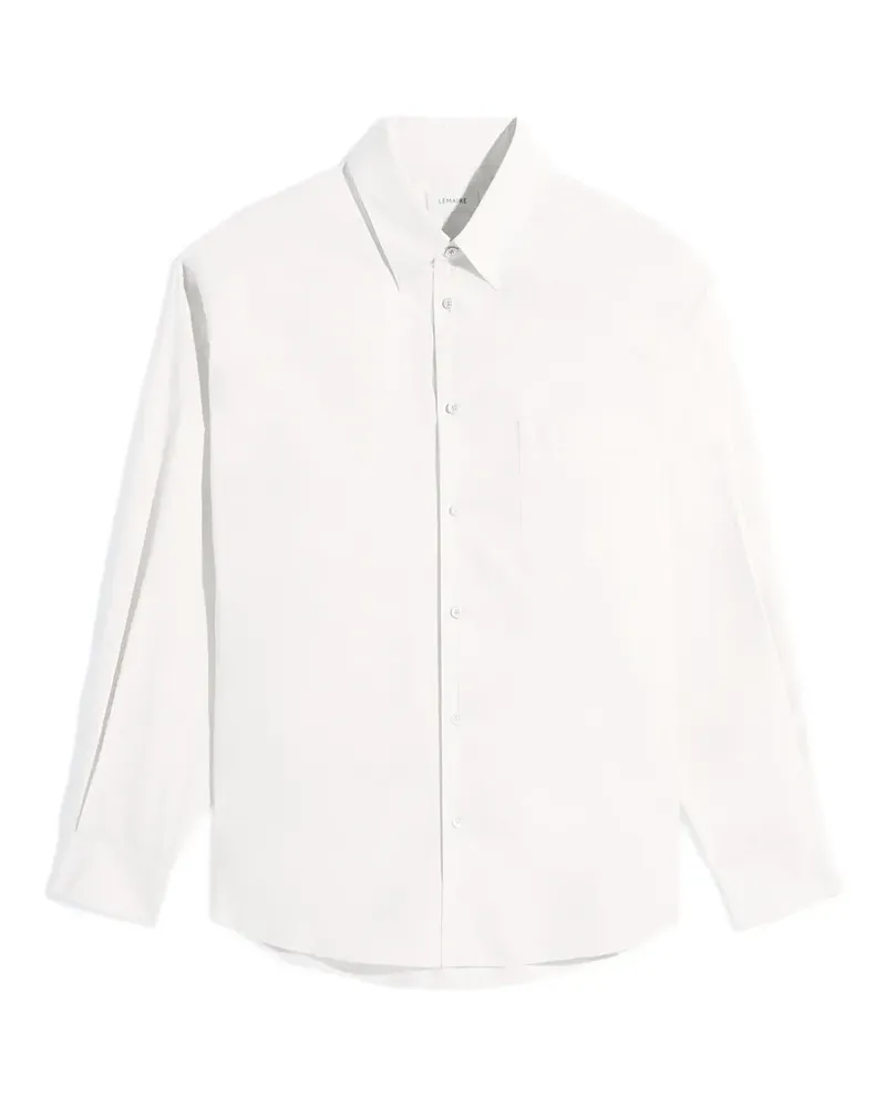 Christophe Lemaire Hemd mit aufgesetzter Tasche - Weiß Weiß