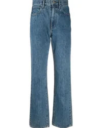 SLVRLAKE Gerade Jeans mit hohem Bund Blau