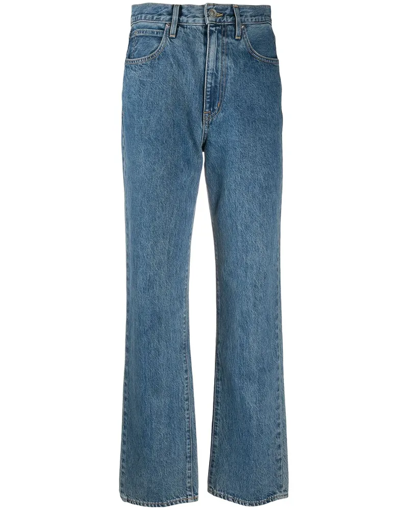 SLVRLAKE Gerade Jeans mit hohem Bund Blau