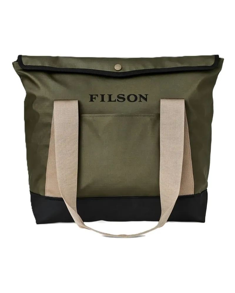 Filson All-Weather Tote Bag mit doppeltem Henkel - Grün Grün