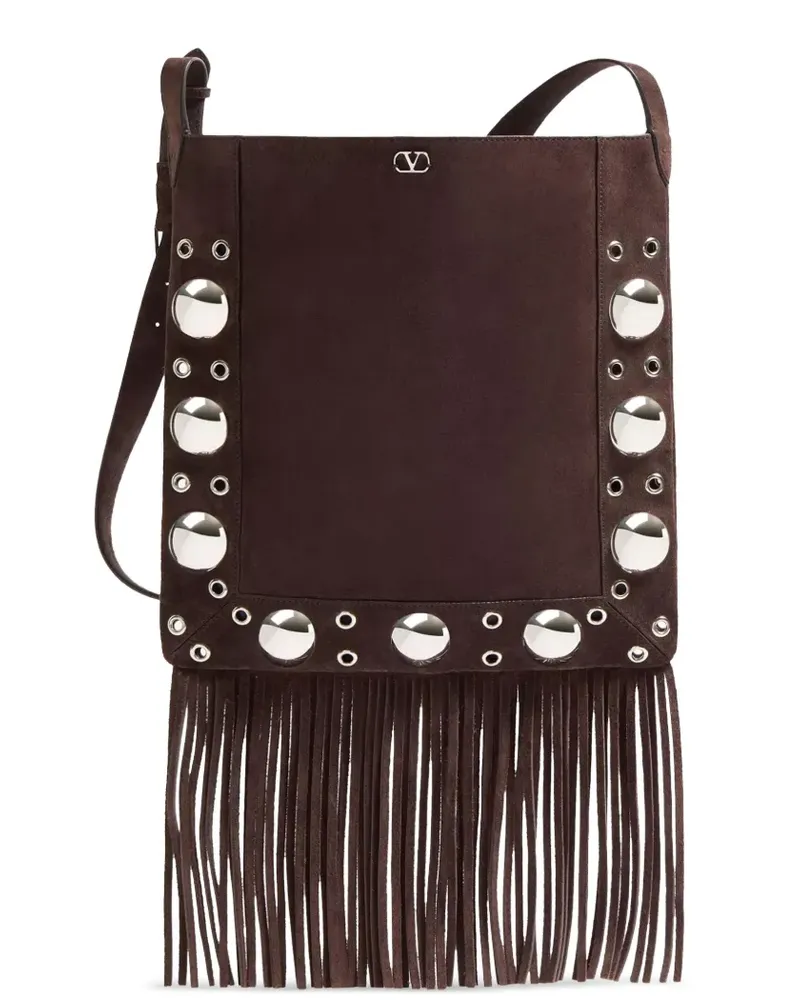 Valentino Garavani Nelcôte Schultertasche - Braun Braun