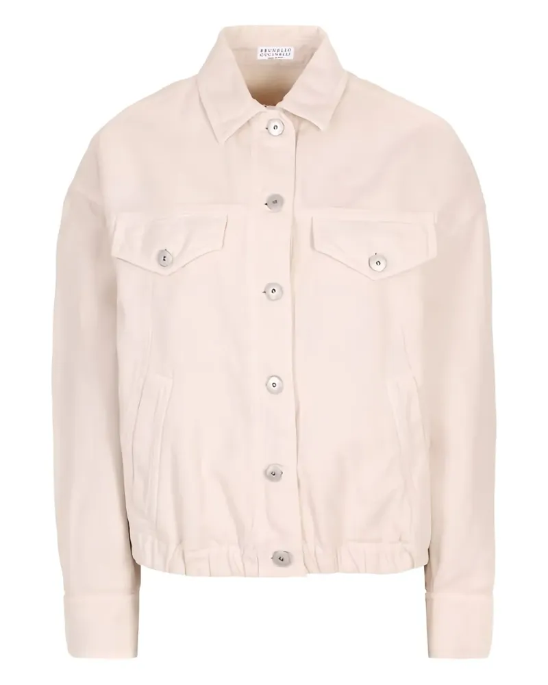 Brunello Cucinelli Jacke mit Kordelzug - Nude Nude