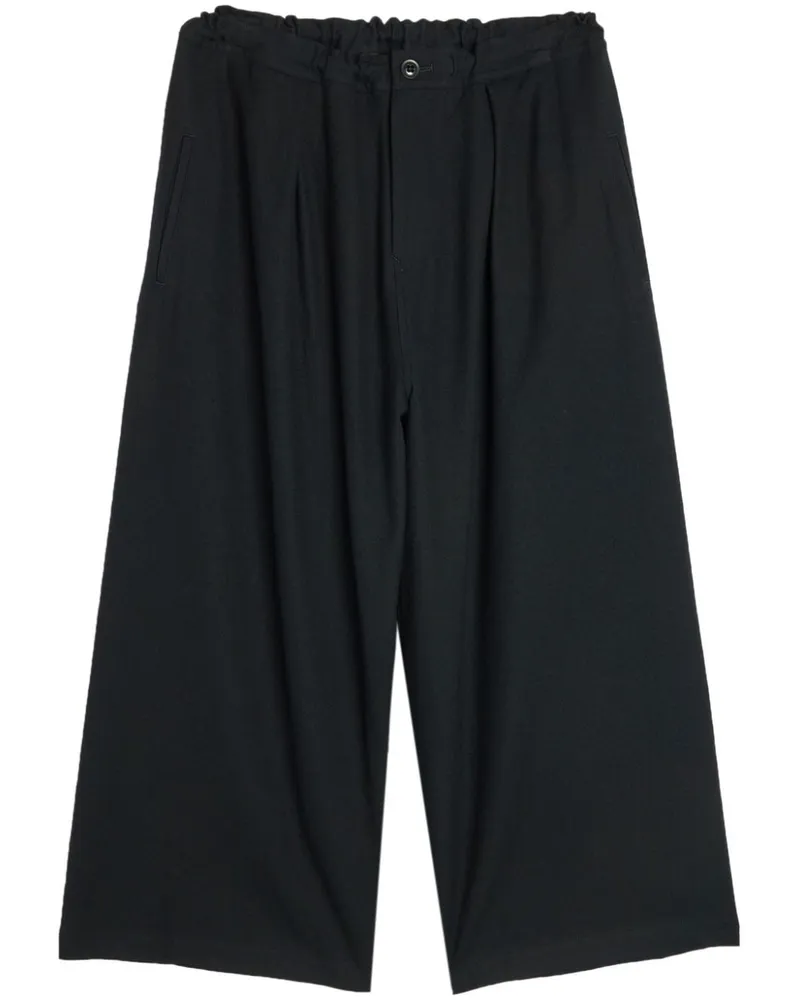 Yohji Yamamoto O-Front Hose - Schwarz Schwarz