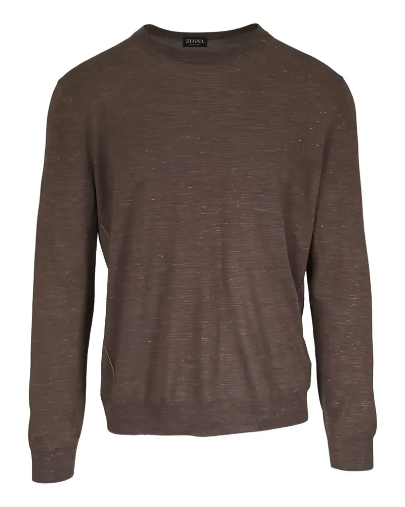 Ermenegildo Zegna Pullover mit rundem Ausschnitt - Braun Braun