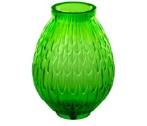 Kleine Plumes Vase aus Kristall 14,7cm - Grün