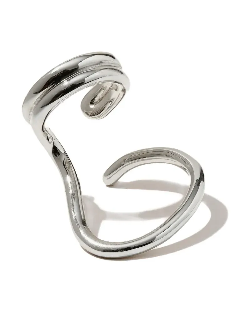OTIUMBERG Sonder Ear Cuff im Metallic-Look - Silber Silber