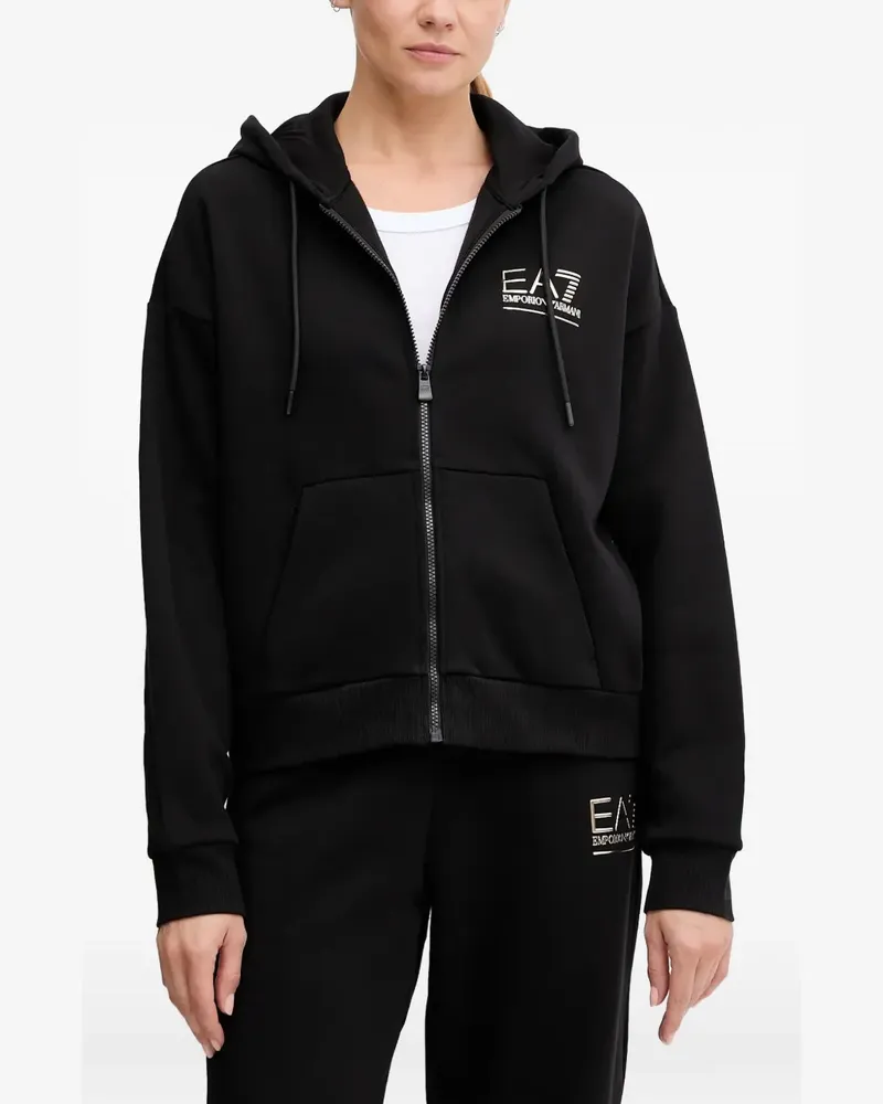 EA7 hooded tracksuit - Schwarz Schwarz
