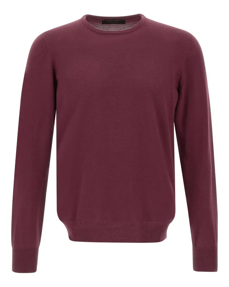 Gran Sasso Gerippter Pullover - Rot Rot