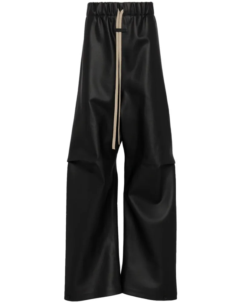 Fear of God pleated wide-leg trousers Schwarz